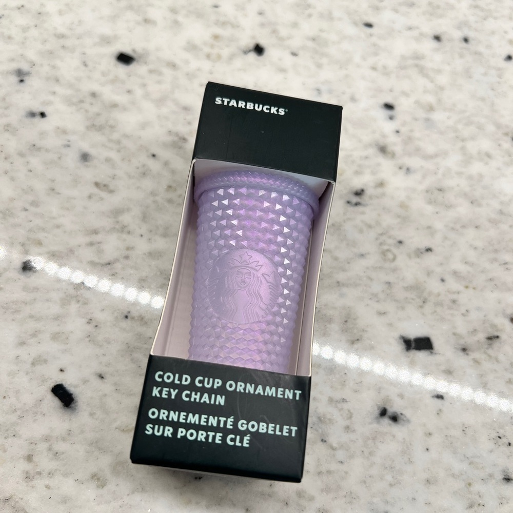 Starbucks Tumbler Keychain White